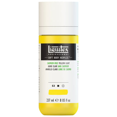 LQX SOFT BODY ACRYLIC 237ML 889 CADMIUM-FREE YELLOW LIGHT 887452998648