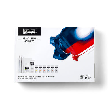 LQX ACRYLIC HEAVY BODY PRO STARTER SET [FRONT] 887452997474