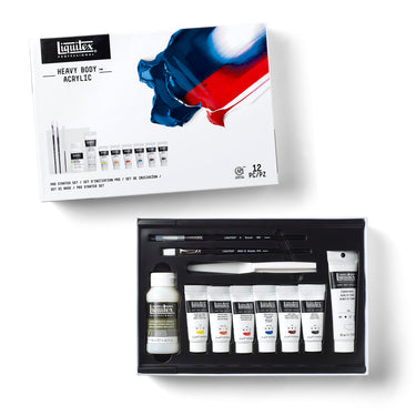 LQX ACRYLIC HEAVY BODY PRO STARTER SET [OPEN] 887452997474