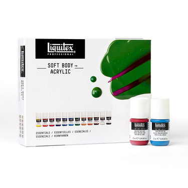 LQX ACRYLIC SOFT BODY SET 12X22ML ESSENTIALS 887452999157