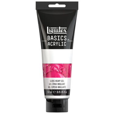LQX BASICS ACRYLIC MEDIUMS 250ML GLOSS HEAVY GEL 887452031499