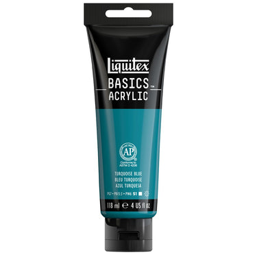 LQX BASICS ACRYLIC 118ML 046 TURQUOISE BLUE 887452031260