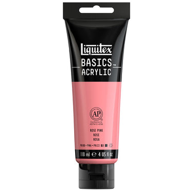LQX BASICS ACRYLIC 118ML 048 ROSE PINK 887452031307