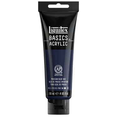LQX BASICS ACRYLIC 118ML 320 PRUSSIAN BLUE HUE 887452031185