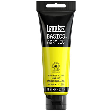 LQX BASICS ACRYLIC 118ML 981 FLUORESCENT YELLOW 887452031253
