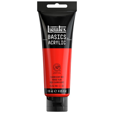 LQX BASICS ACRYLIC 118ML 983 FLUORESCENT RED 887452031246