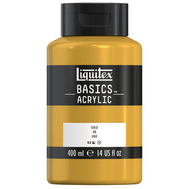 LQX BASICS ACRYLIC 400ML 051 GOLD 887452031802