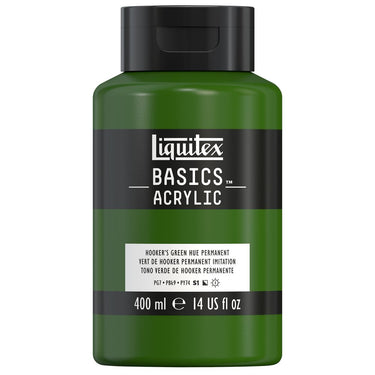 LQX BASICS ACRYLIC 400ML 224 HOOKERS GREEN HUE PERMANENT 887452031680