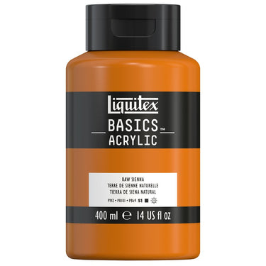 LQX BASICS ACRYLIC 400ML 330 RAW SIENNA 887452031697