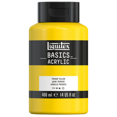 LQX BASICS ACRYLIC 400ML 410 PRIMARY YELLOW 887452031772