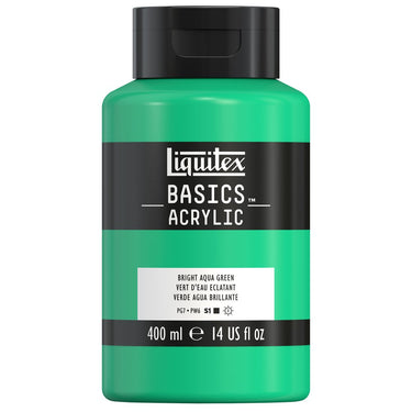 LQX BASICS ACRYLIC 400ML 660 BRIGHT AQUA GREEN 887452031673