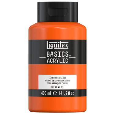 LQX BASICS ACRYLIC 400ML 720 CADMIUM ORANGE HUE 887452031550