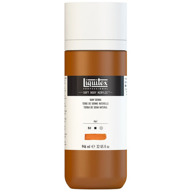 LQX SOFT BODY ACRYLIC 946ML 330 RAW SIENNA 887452999041