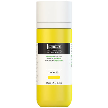 LQX SOFT BODY ACRYLIC 946ML 889 CADMIUM-FREE YELLOW LIGHT 887452998891