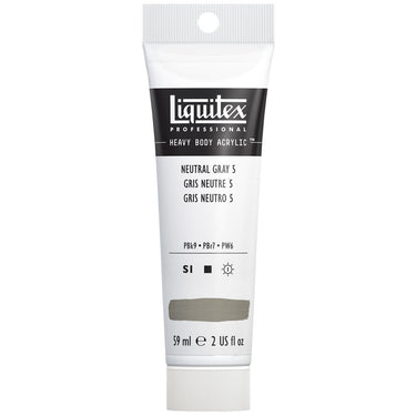 LQX HEAVY BODY ACRYLIC 59ML 599 NEUTRAL GRAY 5 094376922165