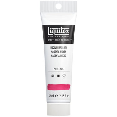 LQX HEAVY BODY ACRYLIC 59ML 500 MEDIUM MAGENTA 094376922097