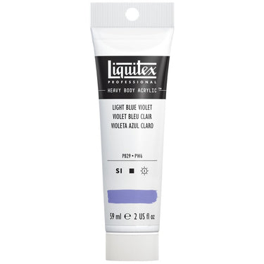 LQX HEAVY BODY ACRYLIC 59ML 680 LIGHT BLUE VIOLET 094376922219