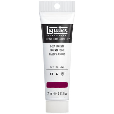 LQX HEAVY BODY ACRYLIC 59ML 300 DEEP MAGENTA 094376921809