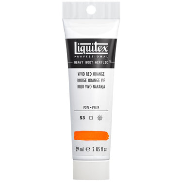 LQX HEAVY BODY ACRYLIC 59ML 620 VIVID RED ORANGE 094376922189