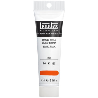 LQX HEAVY BODY ACRYLIC 59ML 323 PYRROLE ORANGE 094376943436