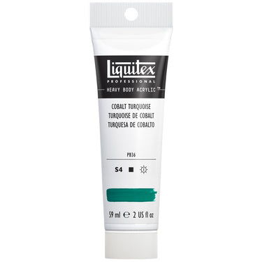 LQX HEAVY BODY ACRYLIC 59ML 169 COBALT TURQUOISE 094376921540