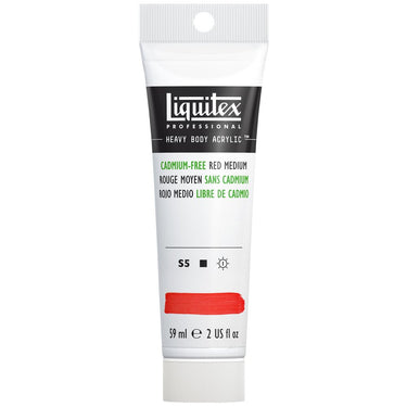 LQX HEAVY BODY ACRYLIC 59ML 894 CADMIUM-FREE RED MEDIUM 887452997252