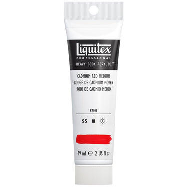 LQX HEAVY BODY ACRYLIC 59ML 154 CADMIUM RED MEDIUM 094376921472