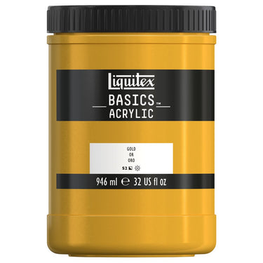 LQX BASICS ACRYLIC 946ML 051 GOLD 887452031888