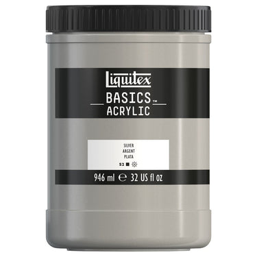 LQX BASICS ACRYLIC 946ML 052 SILVER 887452031895