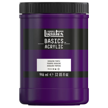 LQX BASICS ACRYLIC 946ML 186 DIOXAZINE PURPLE 094376945591