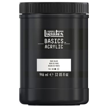 LQX BASICS ACRYLIC 946ML 276 MARS BLACK 094376922981