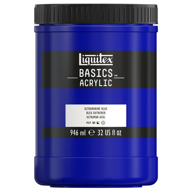 LQX BASICS ACRYLIC 946ML 380 ULTRAMARINE BLUE 094376942316