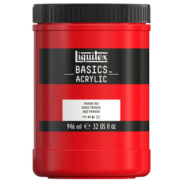 LQX BASICS ACRYLIC 946ML 415 PRIMARY RED 094376942422