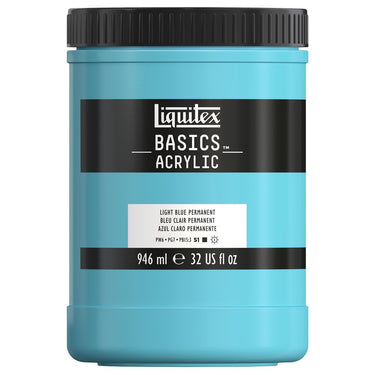 LQX BASICS ACRYLIC 946ML 770 LIGHT BLUE PERMANENT 887452031840