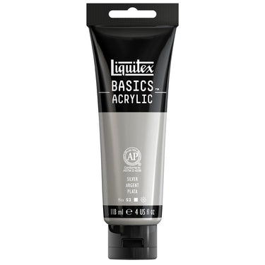 LQX BASICS ACRYLIC 118ML 052 SILVER 094376922400