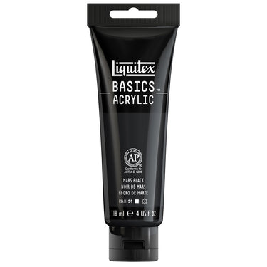LQX BASICS ACRYLIC 118ML 276 MARS BLACK 094376922417
