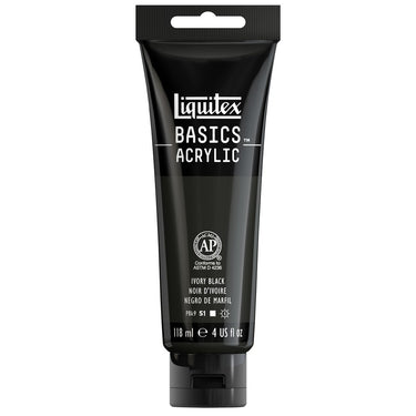 LQX BASICS ACRYLIC 118ML 244 IVORY BLACK 094376930719
