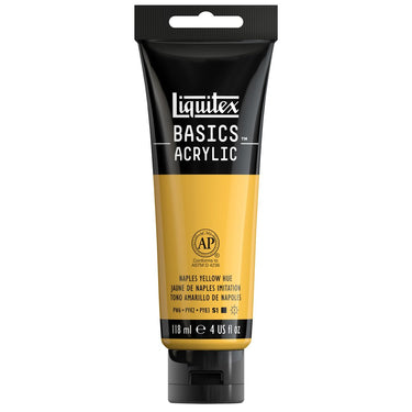 LQX BASICS ACRYLIC 118ML 601 NAPLES YELLOW HUE 094376974584