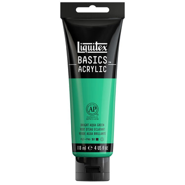 LQX BASICS ACRYLIC 118ML 660 BRIGHT AQUA GREEN 094376922554