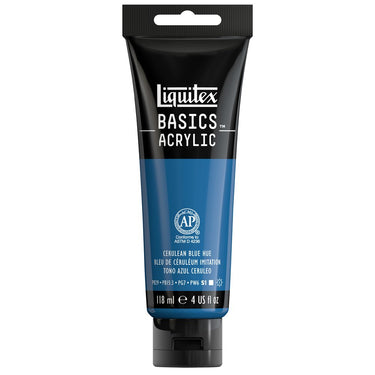 LQX BASICS ACRYLIC 118ML 470 CERULEAN BLUE HUE 094376922523