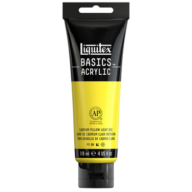 LQX BASICS ACRYLIC 118ML 159 CADMIUM YELLOW LIGHT HUE 094376922356