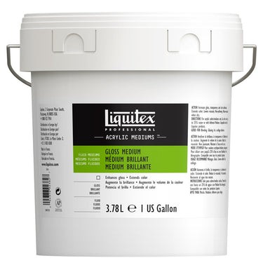 LQX ACRYLIC MEDIUMS 3.78L GLOSS MEDIUM 094376923827