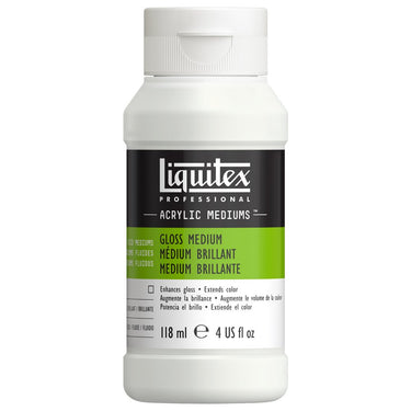 LQX ACRYLIC MEDIUMS 118ML GLOSS MEDIUM 094376923780
