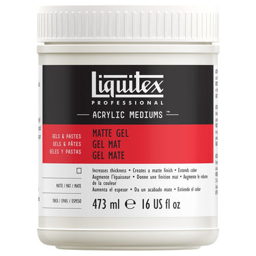 LQX ACRYLIC MEDIUMS 473ML MATTE GEL 094376931327