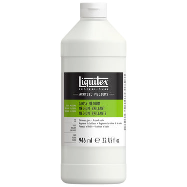 LQX ACRYLIC MEDIUMS 946ML GLOSS MEDIUM 094376923810