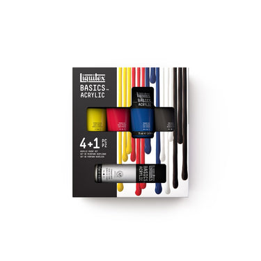 LQX BASICS 4X75ML 1X118ML PAINT SET 887452995661 [FRONT]