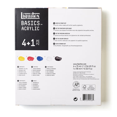 LQX BASICS 4x75ML AND 1x118ML 887452995661 [BACK]