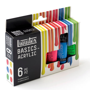 LQX BASICS FLUORESCENTS 6x22ML 887452031000 [ANGLE]
