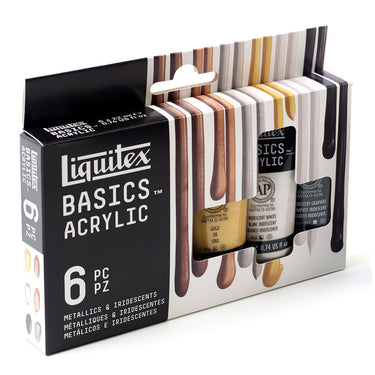 LQX BASICS METALLICS AND IRIDESCENTS 6x22ML 887452030997 [ANGLE]