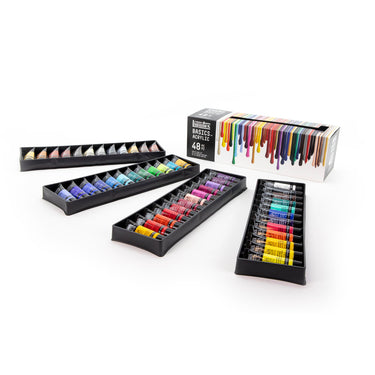 LQX BASICS 48X22ML PAINT SET 094376975604 [SET WITH CONTENTS]